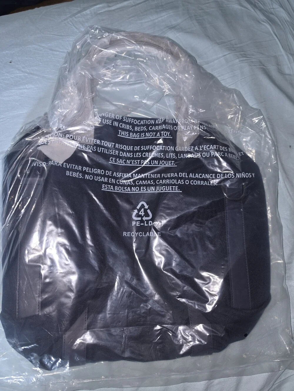 Holderness & Bourne SEALED! NWT! The Marston Banker Bag in Navy Ballistic. R2S!